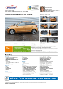Hyundai i20 Comfort NEW 1.25 l cvvt, Bluetooth, 14.140 € 169 € 97