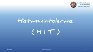 Histaminintoleranz ( H I T  )