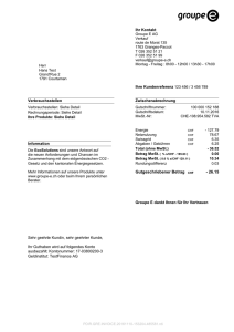 Ihr Kontakt Ihre Kundenreferenz 123 456 / 3 456 789