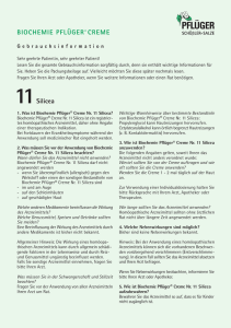 11Silicea BIOCHEMIE PFLÜGER® CREME - Aliva