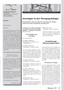 Astrologie in der Parapsychologie - Psi