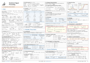 Statistical Signal Processing