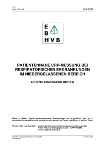 patientennahe crp-messung bei respiratorischen erkrankungen im