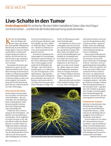 Live-Schalte in den Tumor