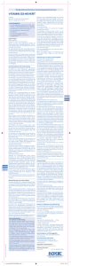 Gebrauchsinformation Vitamin D3