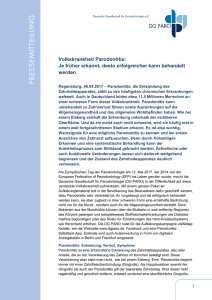 Europäischer Tag der Parodontologie