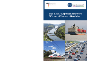 Broschüre: Das BMVI-Expertennetzwerk Wissen – Können – Handeln