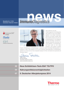 ImmunoDiagnostics news 2/2014