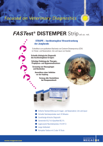 FASTest® DISTEMPER Strip - MEGACOR Diagnostik GmbH