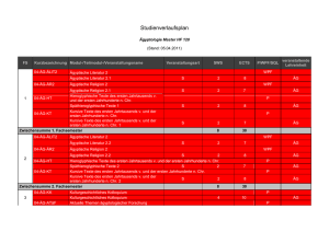 Studienverlaufsplan