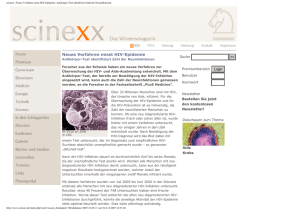 scinexx | Neues Verfahren misst HIV-Epidemie: Antikörper