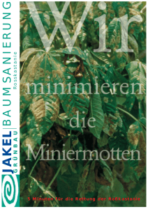 Miniermotten Folder - Grünbau Jakel GmbH