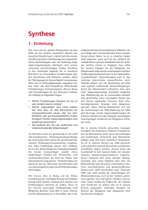 Synthese - ETH Zürich