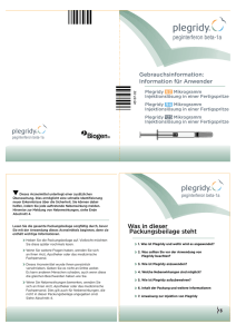 peginterferon beta-1a Was in dieser Packungsbeilage steht - MS-Life