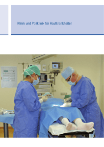 Qualitätsbericht der Klinik und Poliklinik für Hautkrankheiten