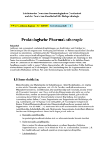LL Pharmatherapie Proktologie