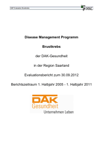Evaluationsbericht - DAK