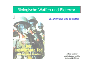 Biologische Waffen und Bioterror