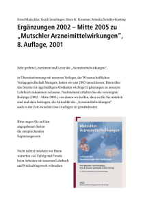 Ergänzungen 2002 – Mitte 2005 zu