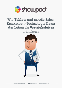 Wie Tablets und mobile Sales- Enablement