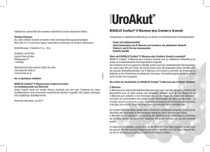 BIOGELAT UroAkut® D-Mannose plus Cranberry