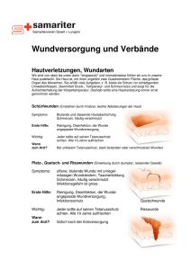 Wundversorgung und Verbände1 - samariter