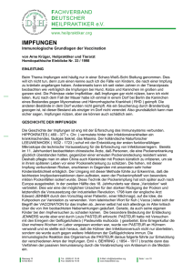 impfungen - Fachverband Deutscher Heilpraktiker