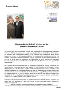 Presseerklärung Ministerpräsidentin Kraft _ 20 02 2013 - vsl-nrw