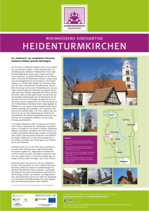 Der „Heidenturm“ der evangelischen Pfarrkirche Dittelsheim