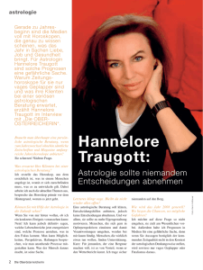 astrologie - Hannelore Traugott