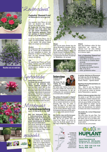 Zeitung hinten - Huplant Pflanzenkulturen AG