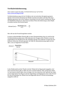 Vertikalwinkelmessung