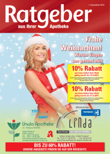 10% Rabatt - Ursula Apotheke