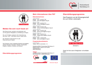 Elternbildungsprogramme Melden Sie sich noch heute an!