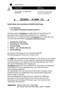 zecken – alarm - Gemeinschaftspraxis Dr. Bernd Schindler Dr