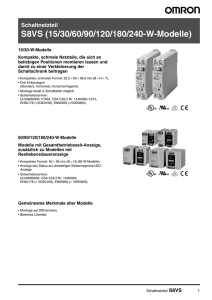 S8VS (15/30/60/90/120/180/240-W-Modelle)