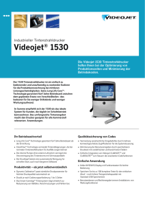 Flyer Videojet 1530