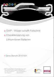 Charakterisierung von Batterien