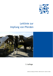 Leitlinie zur Impfung von Pferden - Bundesverband Praktizierender