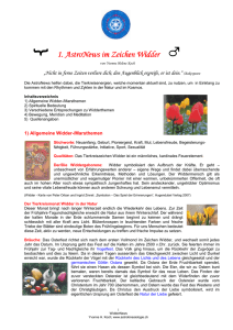 Allgemeine WidderNews 2013 - Astrokinesiologie