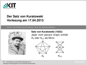 Satz von Kuratowski - ITI Wagner