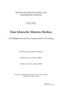 Eine klinische Materia Medica - Blum
