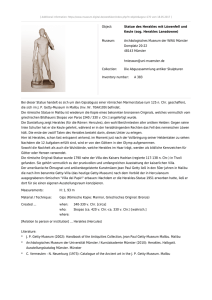 Object: Statue des Herakles mit Löwenfell und Keule (sog. Herakles