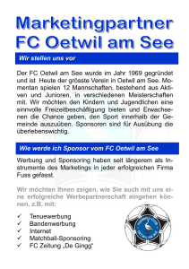 Der FC Oetwil am See wurde im Jahr 1969 gegründet und ist Heute