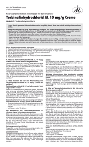 Terbinafinhydrochlorid AL 10 mg/g Creme