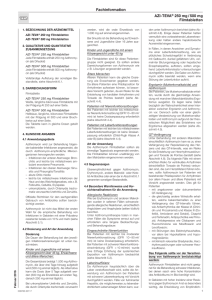 AZI-TEVA® 250 mg / 500 mg Filmtabletten