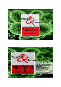 ANTIBIOTIKA bei NIERENERSATZVERFAHREN