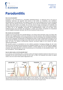Info Parodontitis - Zahnarztpraxis Dr. Emmerich
