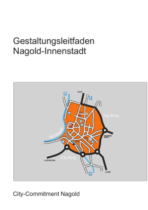 Gestaltungsleitfaden Stadt Nagold 2007