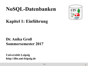 Einführung - Abteilung Datenbanken Leipzig